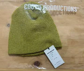 COOTIE 머스타드 컬러 니트 모자