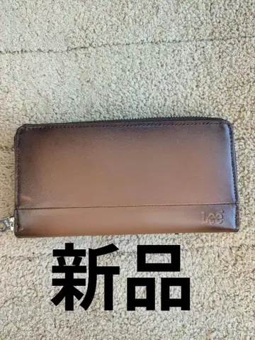 Lee 브라운 장지갑 지퍼 포함 미사용 새상품