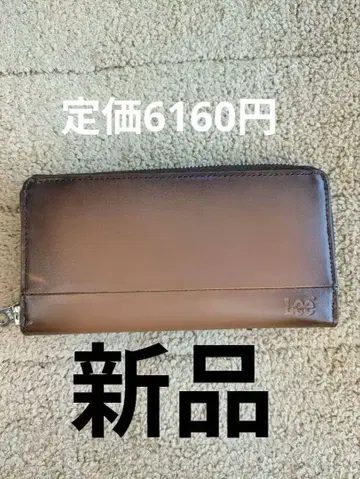 Lee 브라운 장지갑 지퍼 포함 미사용 새상품