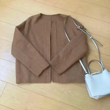 23구 리버 숏 자켓 38 카멜 숏코트