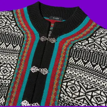 JEANASIS 차이나풍 니트 코트 가디건