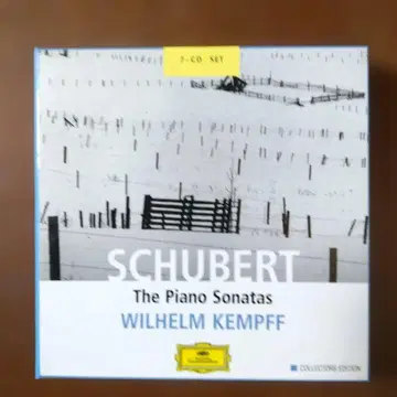 빌헬름 켐프 연주 슈베르트 피아노 소나타 전집 CD 7장