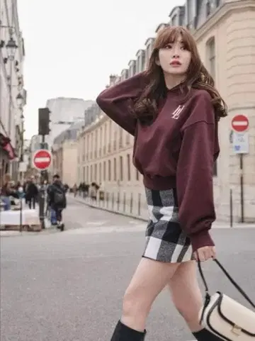HLT Lounge Hoodie cherry brown herlipto