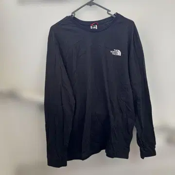 THE NORTH FACE 블랙 긴팔 티셔츠 L
