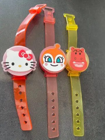 캐릭터 손목시계 세트 ( 헬로키티, 짤랑이, 카바오군 ) 묶음