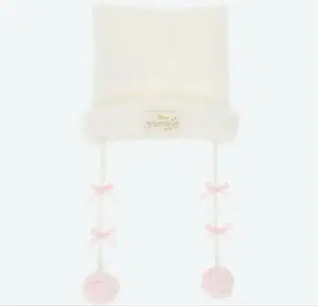 마리 디즈니 화이트 니트 모자 팬캡