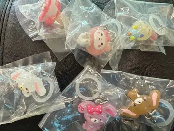 산리오 리 메지루시 액세서리 캡슐 토이 가챠 컴프 세트 전 6종