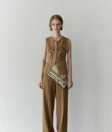 eaphi INDIA PATTERN SATIN SCARF