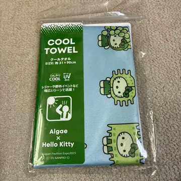 박람회 일본관 쿨 타월 헬로키티