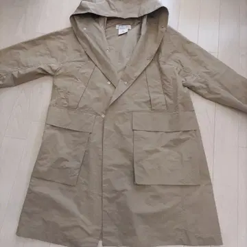 새상품급 REMI RELIEF 후드 부착 롱 코트 카멜 AW25