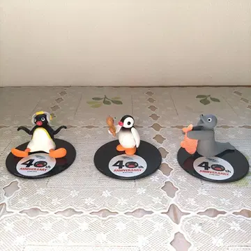 핑구 피규어 3개 미니북 1개