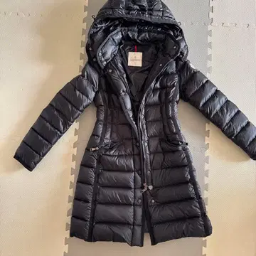 MONCLER 에미 사이즈 00 블랙 롱 다운 자켓