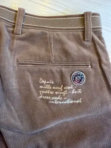 ZOY 골프웨어 코듀로이 팬츠