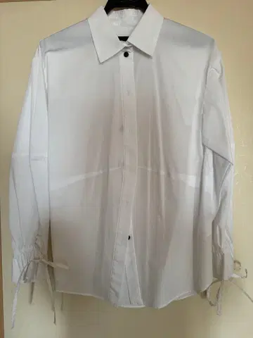 gypsohila 화이트 긴팔 셔츠 리본 포함