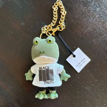 Tiny Zoo 작가 봉제 인형 키체인 개구리