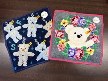 일본 니혼바시 미츠코시 FEILER 손수건 steiff 슈타이프