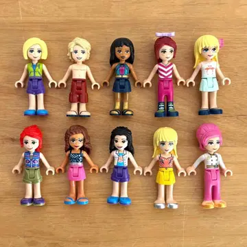 정품 LEGO 레고 프렌즈 미니 피규어 10개 묶음 판매 피규어