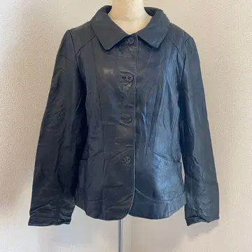 [주비앙] 레더 자켓 램 가죽 양가죽 안감 있음 포켓 있음 13