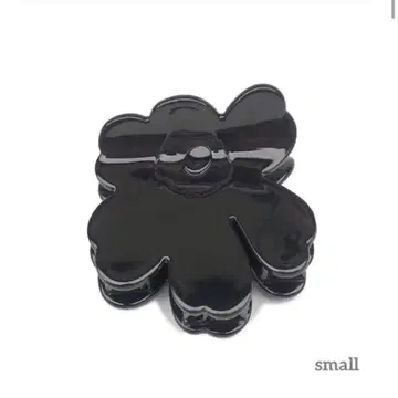 미사용 새상품 마리메꼬 헤어 클립 우니코 블랙 스몰