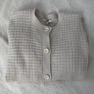 유니클로 니트 숏 자켓