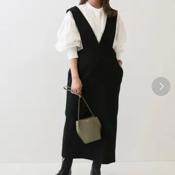 SLOBE IENA 울 혼방 점프 스커트