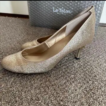 르 탈롱 골드 하이힐