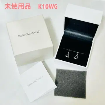 미사용 Pinky&Dianne 핑키&다이앤 K10WG 귀걸이
