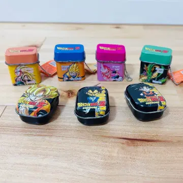 드래곤볼 Z 미니 캔 키링 7개 세트 세로형 가로형 헤이세이 당시 제품