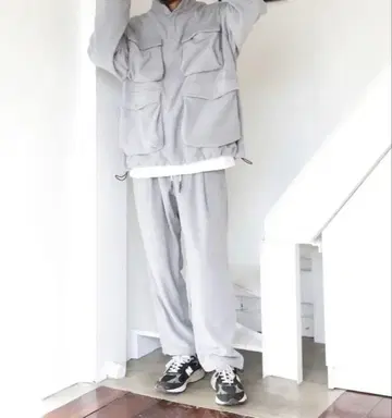 SEESEE 테이퍼드 드로코드 플리스 팬츠 S