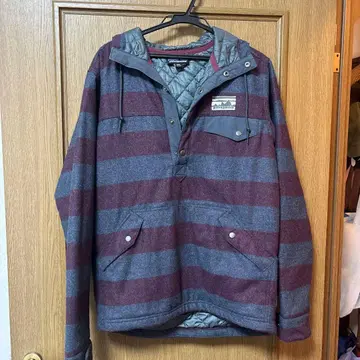 patagonia 보더 무늬 아노락 XXS