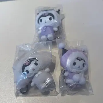 산리오 치비토모 시크릿 키링 쿠로미 3개 세트