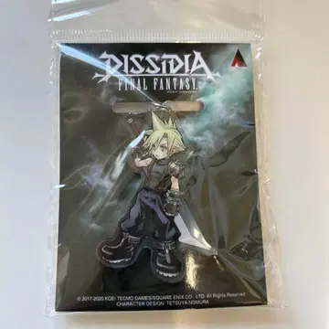 [ 미사용 새상품 ] 디시디아 파이널 판타지 아크링 키링 클라우드