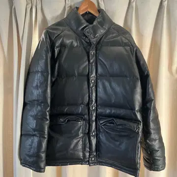 [한정 가격] right-on 가죽 다운 자켓