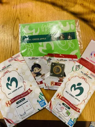Mrs. GREEN APPLE 1번 복권 와카이 히로토 F상 총 5점