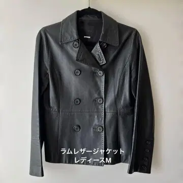 VOICE MAIL 블랙 램 가죽 자켓 M 구제 의류