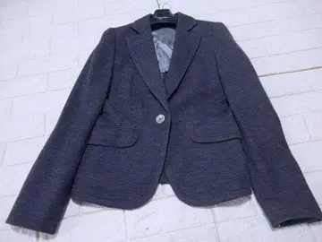 DAKS 닥스 그레이 니트 테일러드 자켓 38