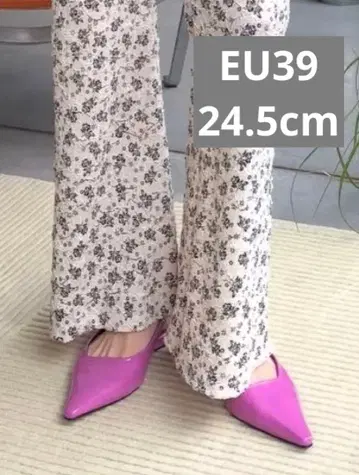 FUULLY STUDIO/pointed mule 핑크 뮬 39