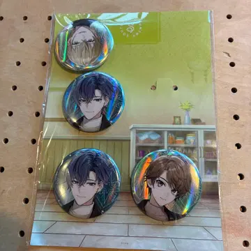 마법사의 약속 홀로그램 캔뱃지 세트 남의 나라