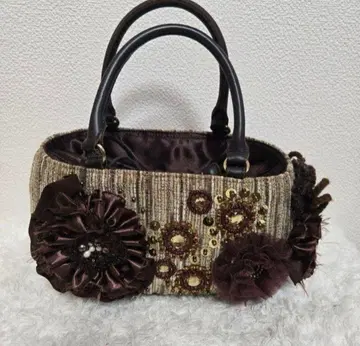 믹사주 바스켓백 일본 의류 비쥬 꽃