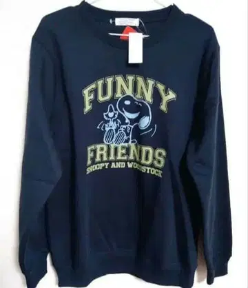 스누피 우드스탁 트레이닝복 맨투맨 남성용 L N 속기모