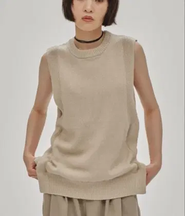 투데이풀 Cottonlinen Knit Vest