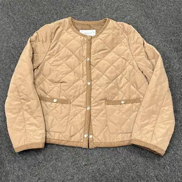 OPAQUE.CLIP 베이지 퀼팅 자켓
