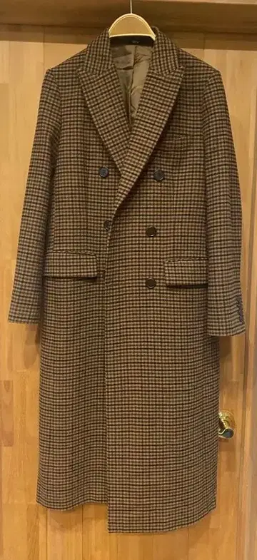 새상품 유니클로 C 더블 롱 코트 L