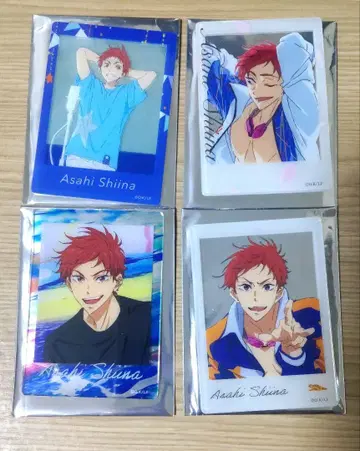 Free! 오케스트라 콘서트 폴라로이드풍 클리어 카드 시이나 아사히