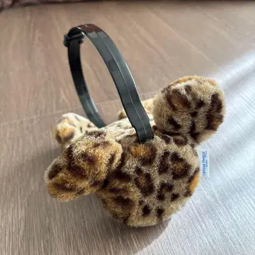 도쿄 디즈니 리조트 미키 레오파드 무늬 이어머프 귀마개 레어