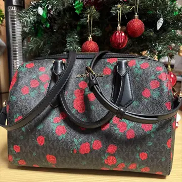 MICHAEL KORS 로즈 패턴 보스턴 백 새상품급
