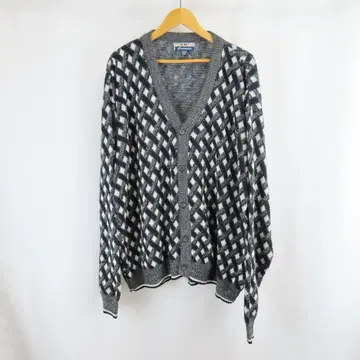 VINTAGE 멕시코제 S.W 올 패턴 오버 사이즈 가디건 2XL