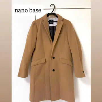 nano base 베이지 카멜 체스터 코트