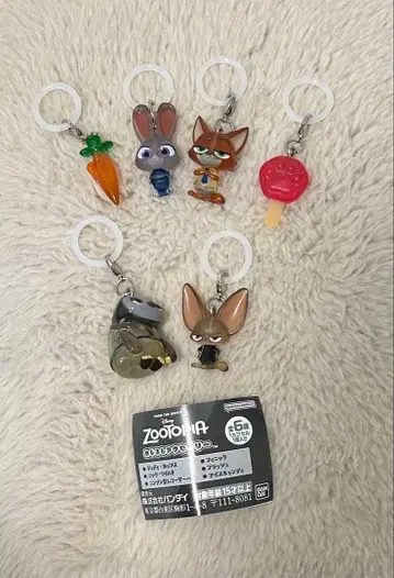 주토피아 메지루시 액세서리 6종 세트 컴플리트