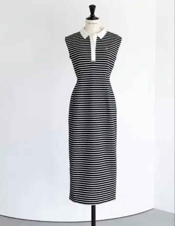 herlipto 프렌치 슬리브 폴로 롱 드레스